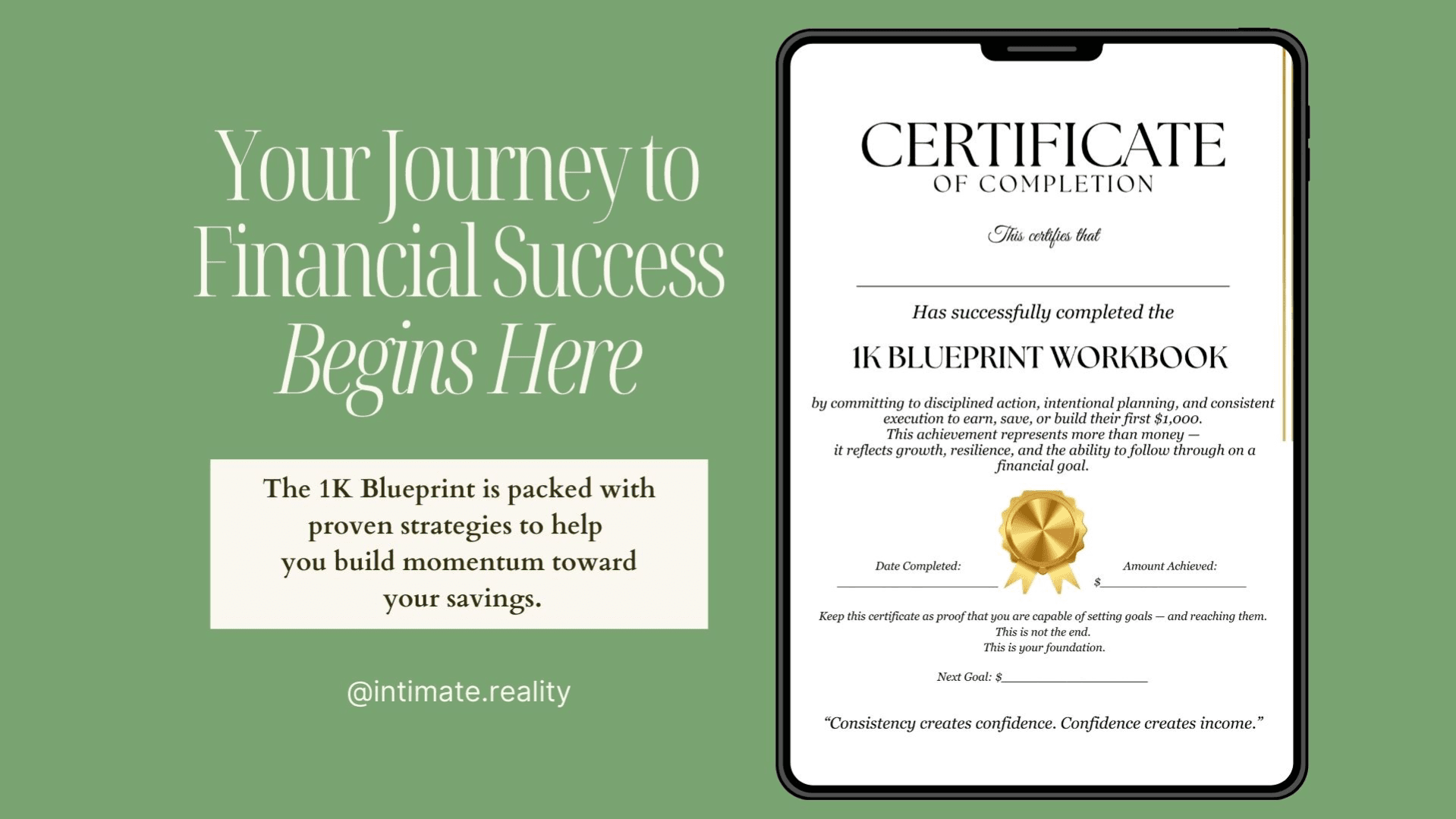 The $1K Blueprint