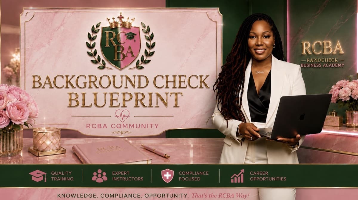 Background Check Business Blueprint Course
