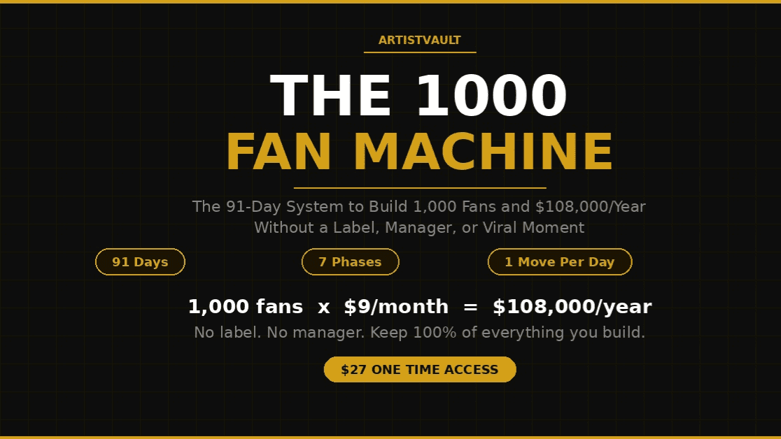 The 1000 Fan Machine - Full 91-Day Access