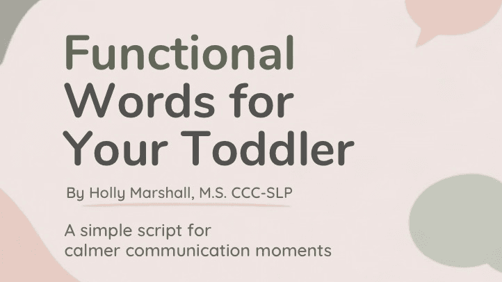 FREE Functional Word Modeling Scripts