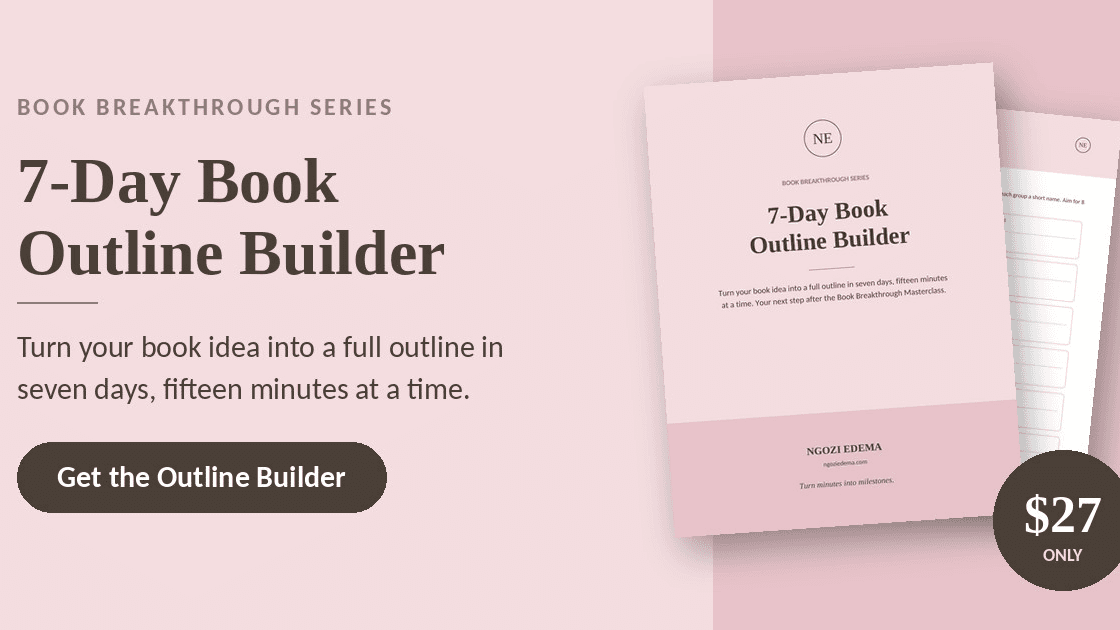 7-Day Book Outline Builder