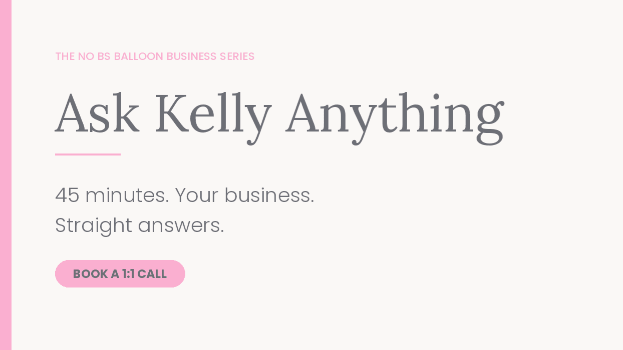 Ask Kelly Anything -Your No BS Business Start Call