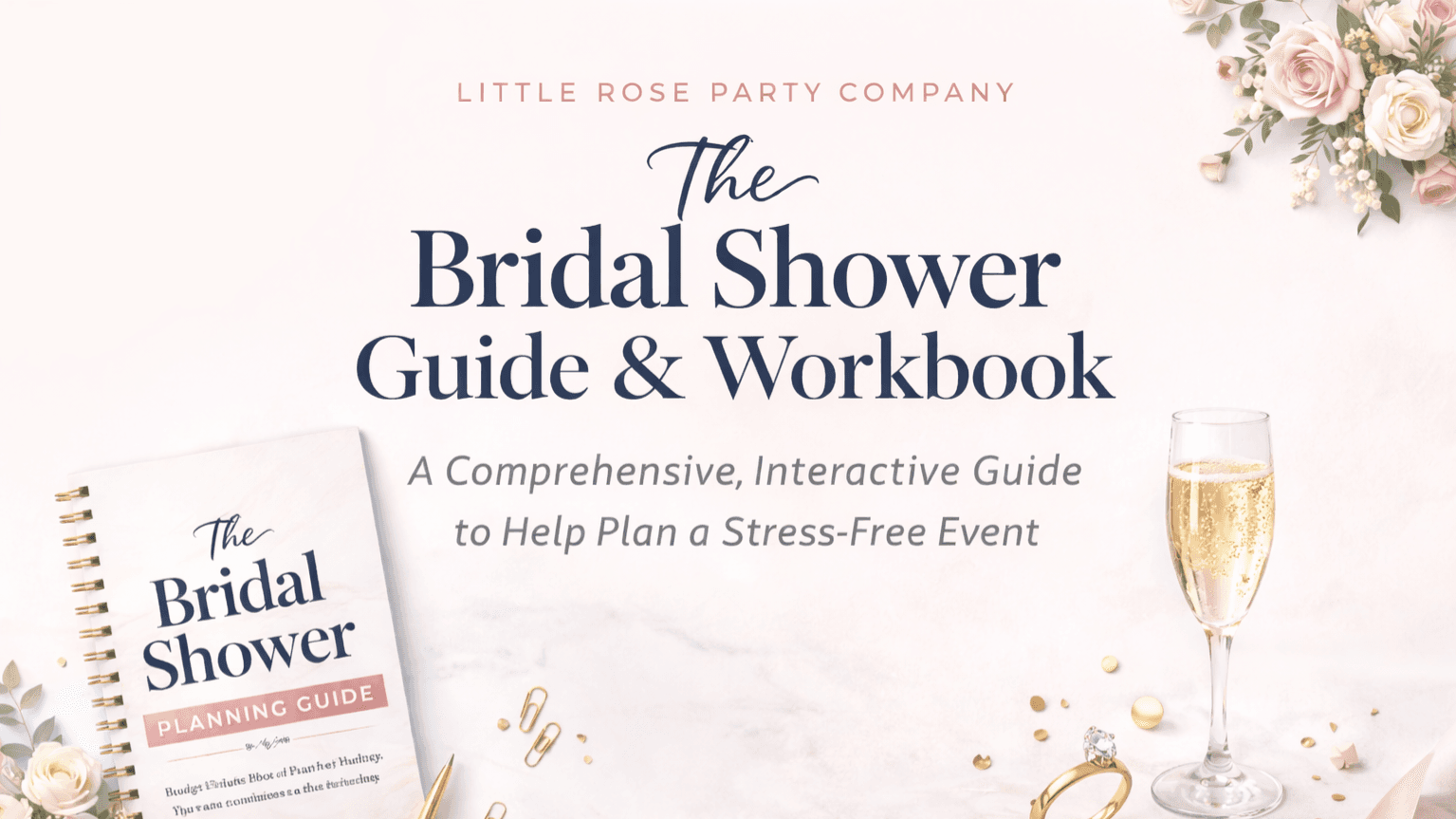 Bridal Shower Guide & interactive workbook