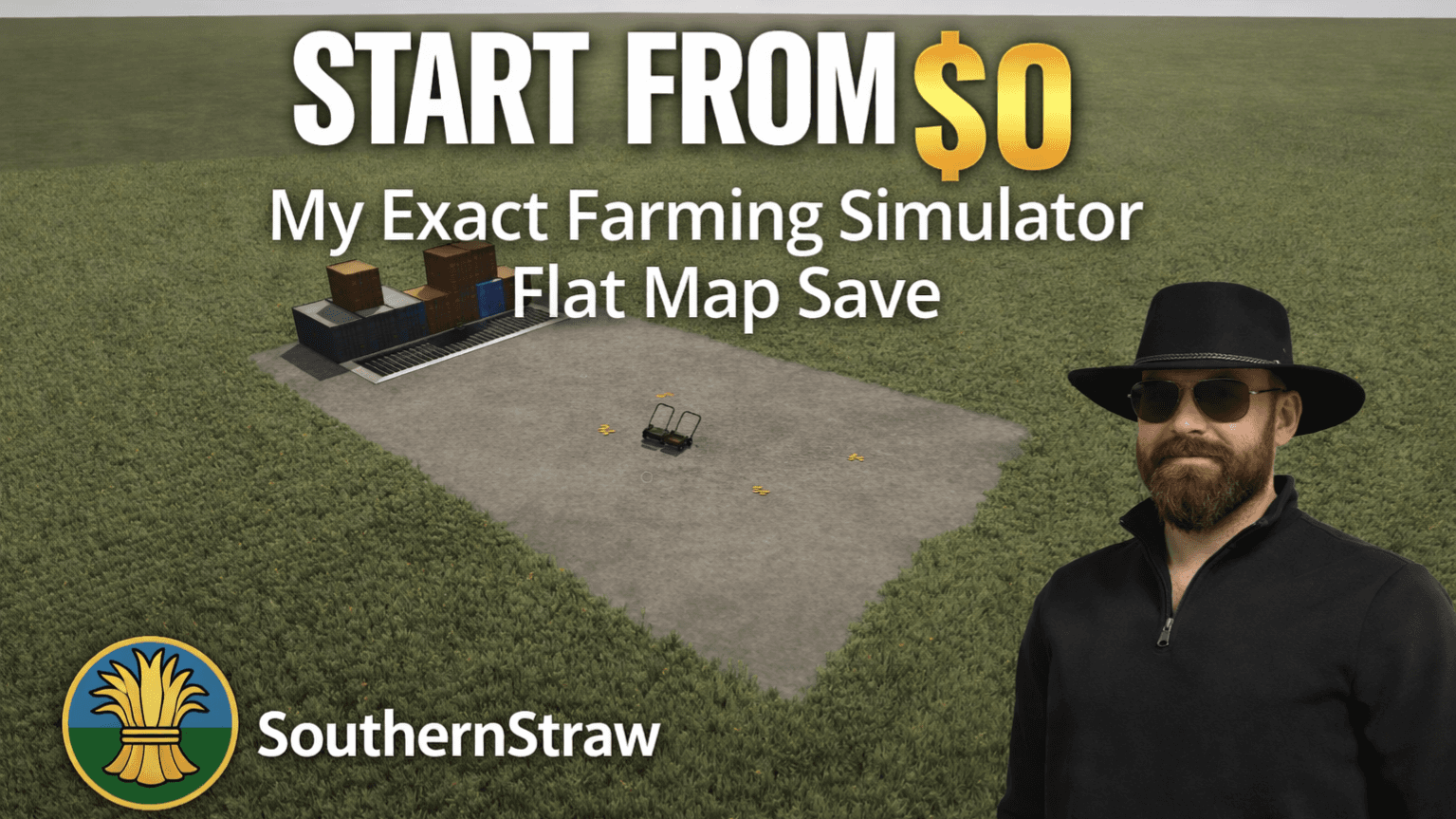 Start on My Exact Farming Simulator Flat Map Save