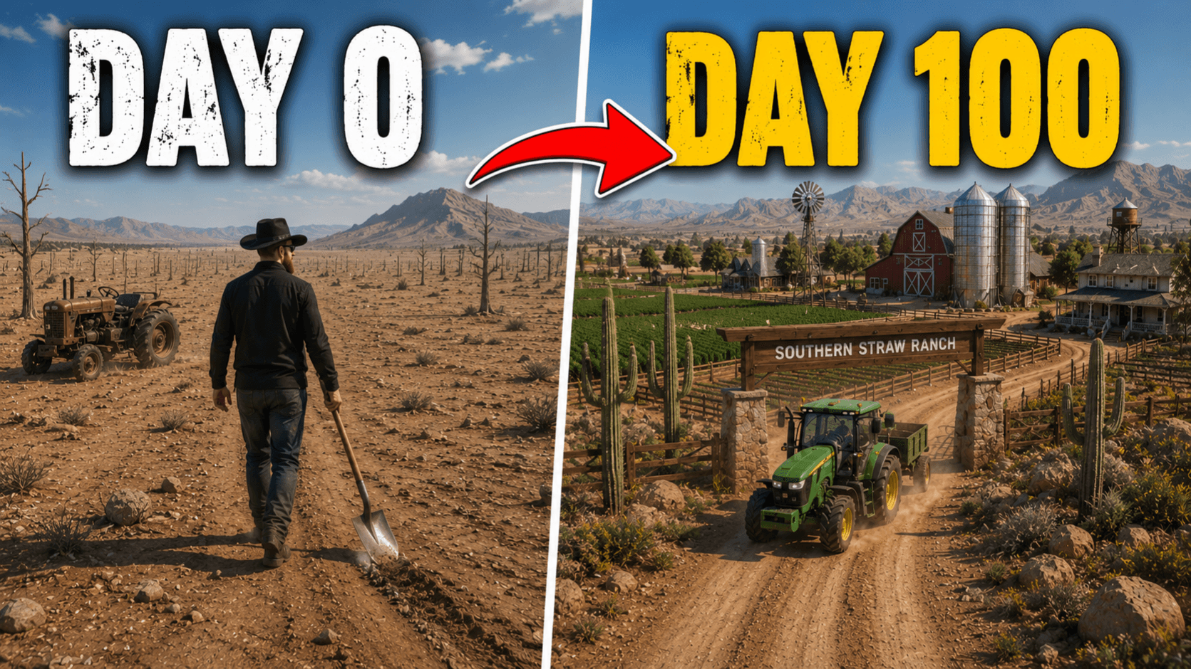 Start on My Farming Simulator Desert Map Save