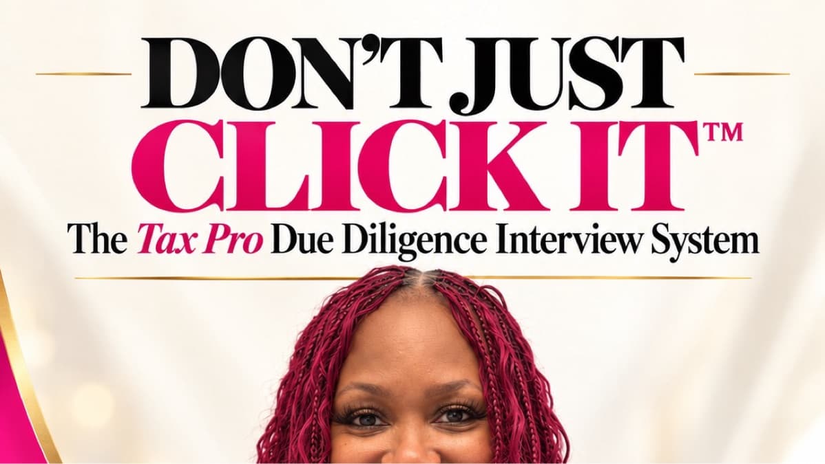 DON’T JUST CLICK IT