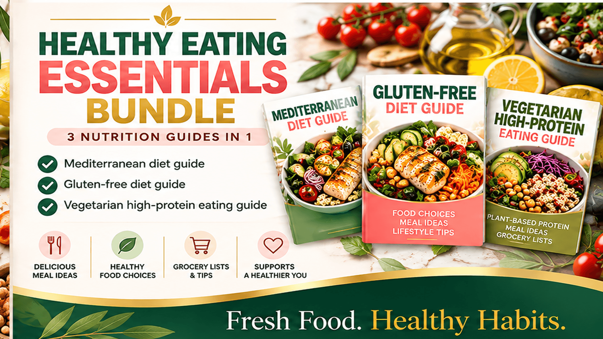 Healthy Eating & Mediterranean Diet Bundle