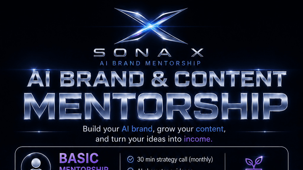 Sona X: AI Brand Accelerator Mentorship