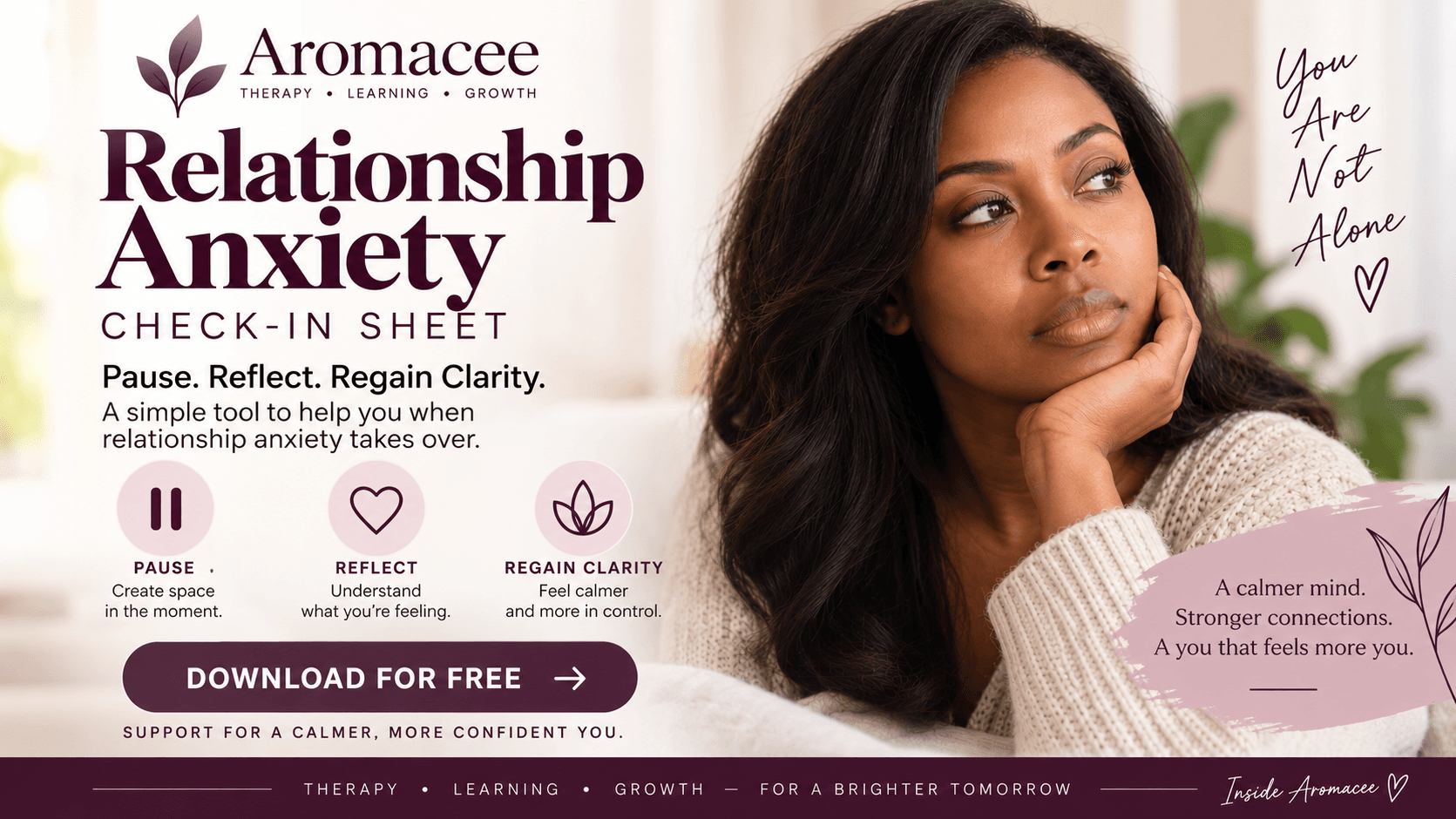 Free Relationship Anxiety Check-In Sheet