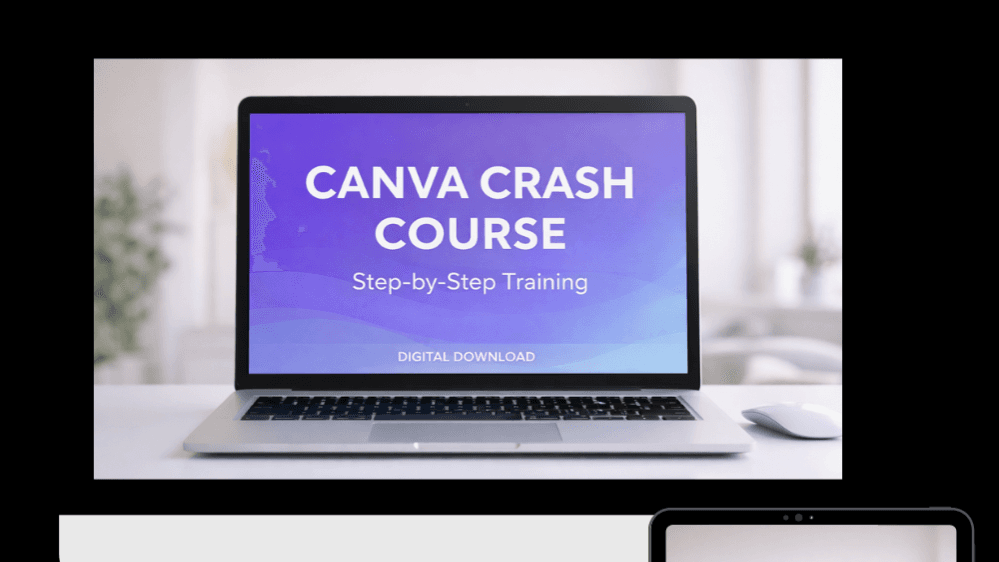 Canva Crash Course (With 100% Resell Rights)