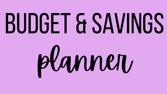 Budget & Savings Planner
