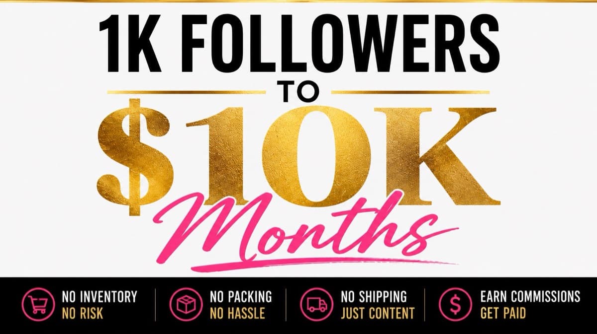 How to Make $10K/Month on TikTok With 1K Follower
