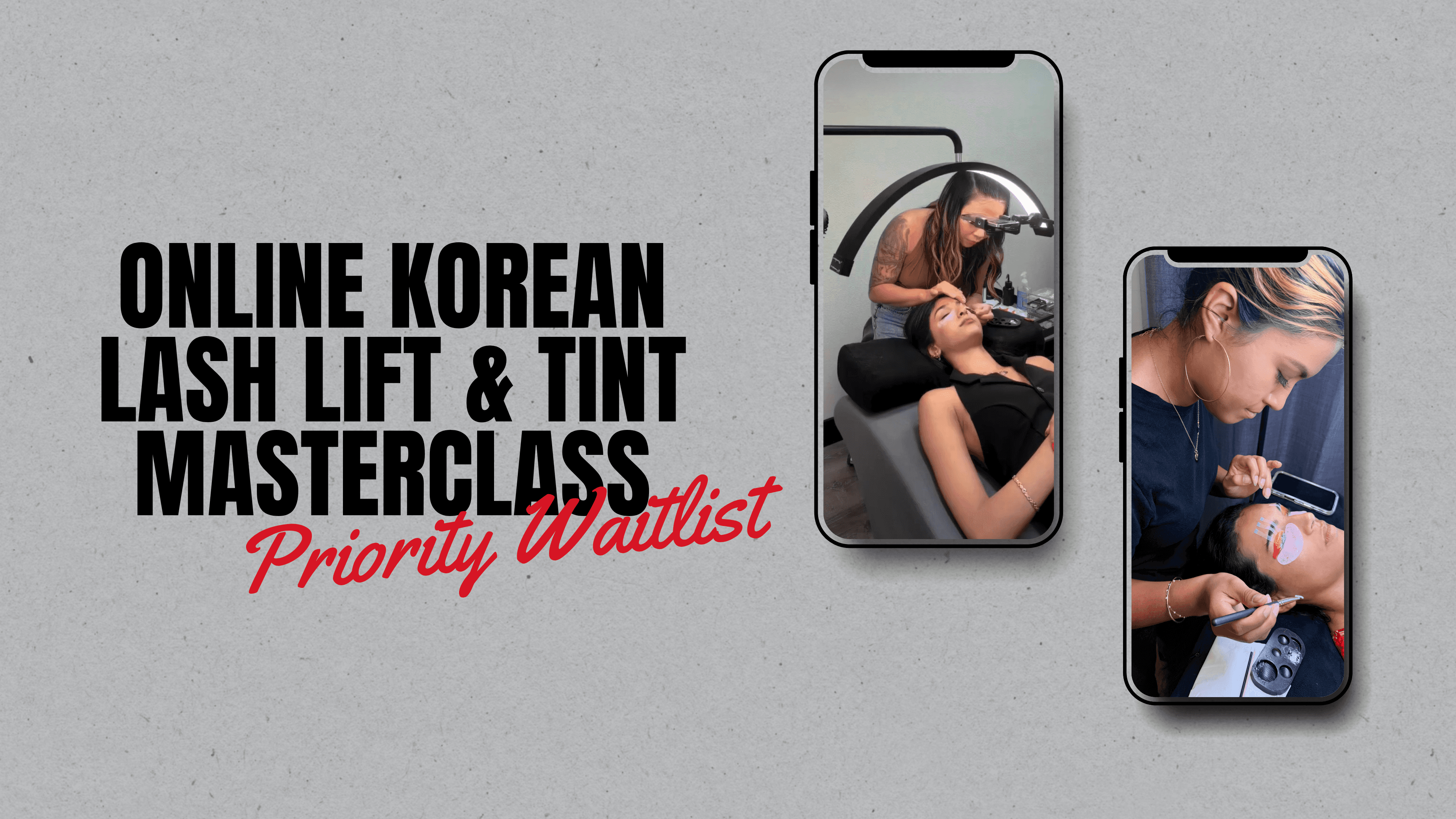 Korean Lash Lift & Tint Online Masterclass
