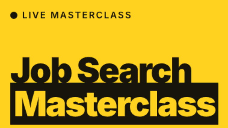 Join the Job Search Masterclass