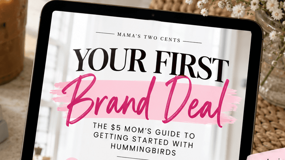 Grab your guide to UGC as a new mom creator!