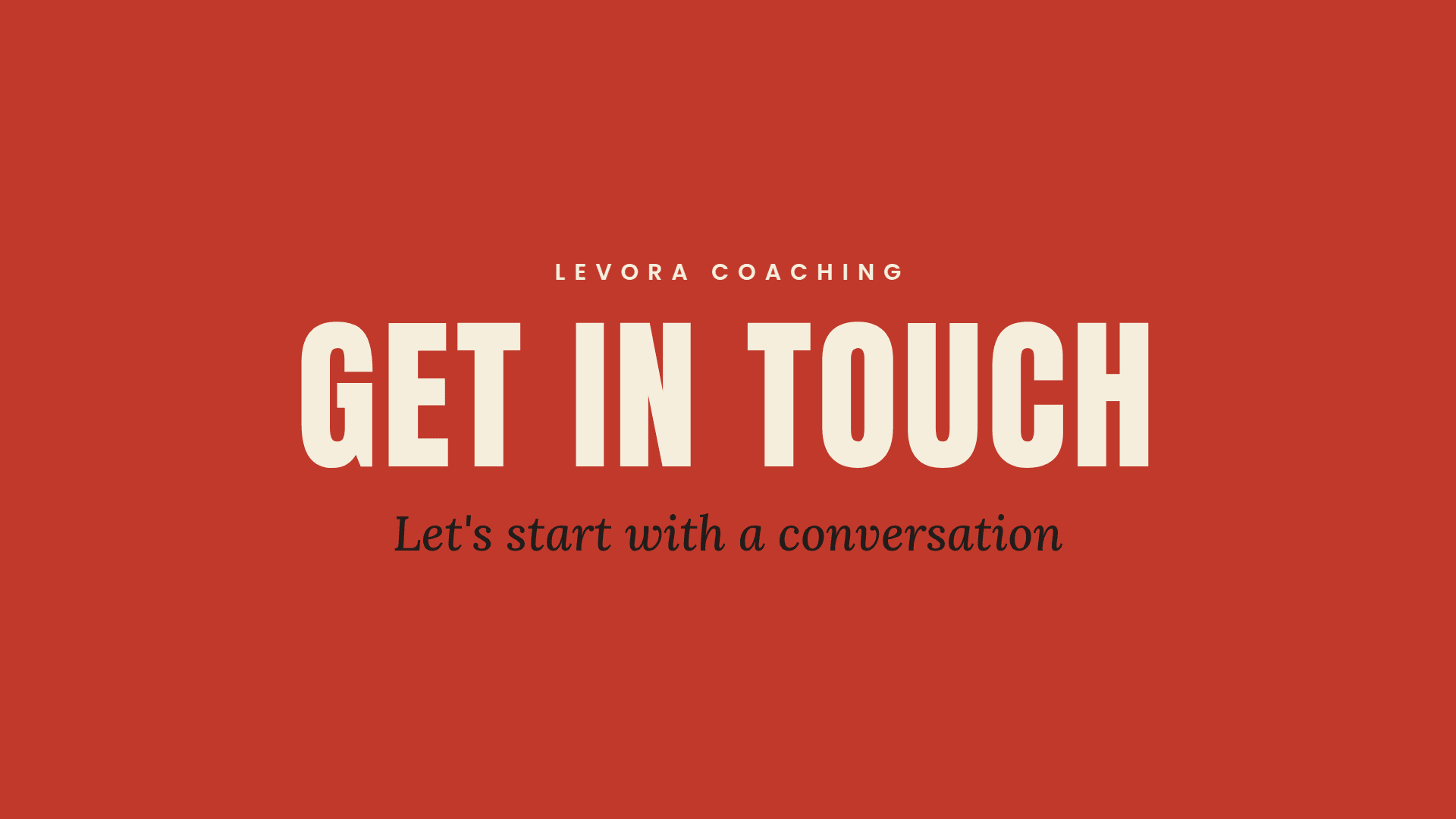 Get in Touch