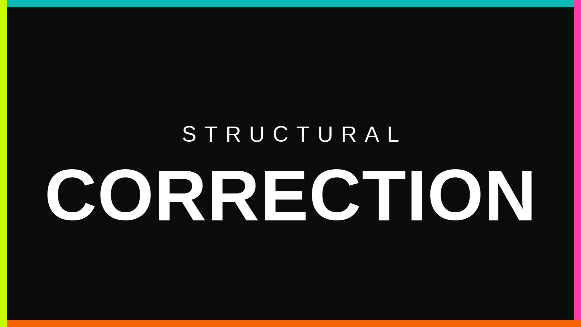 Structural Correction