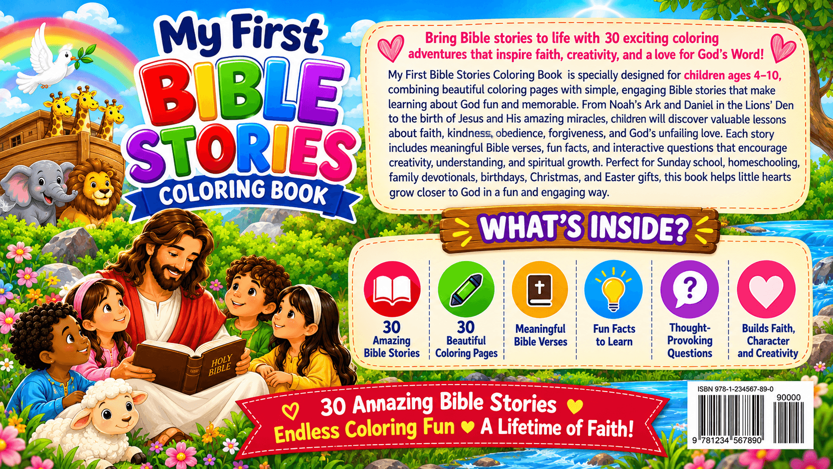 My First Bible Story Coloring Book
