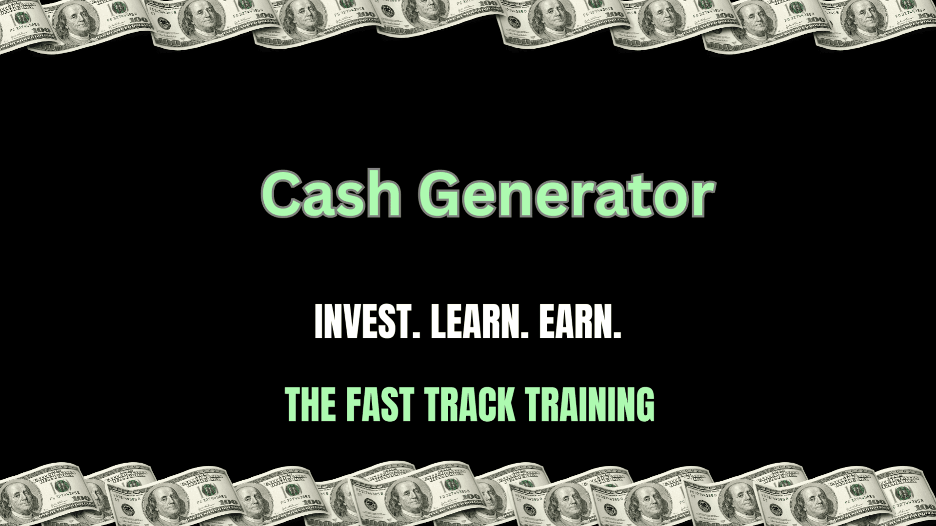 Get this CASH Generator Video Course