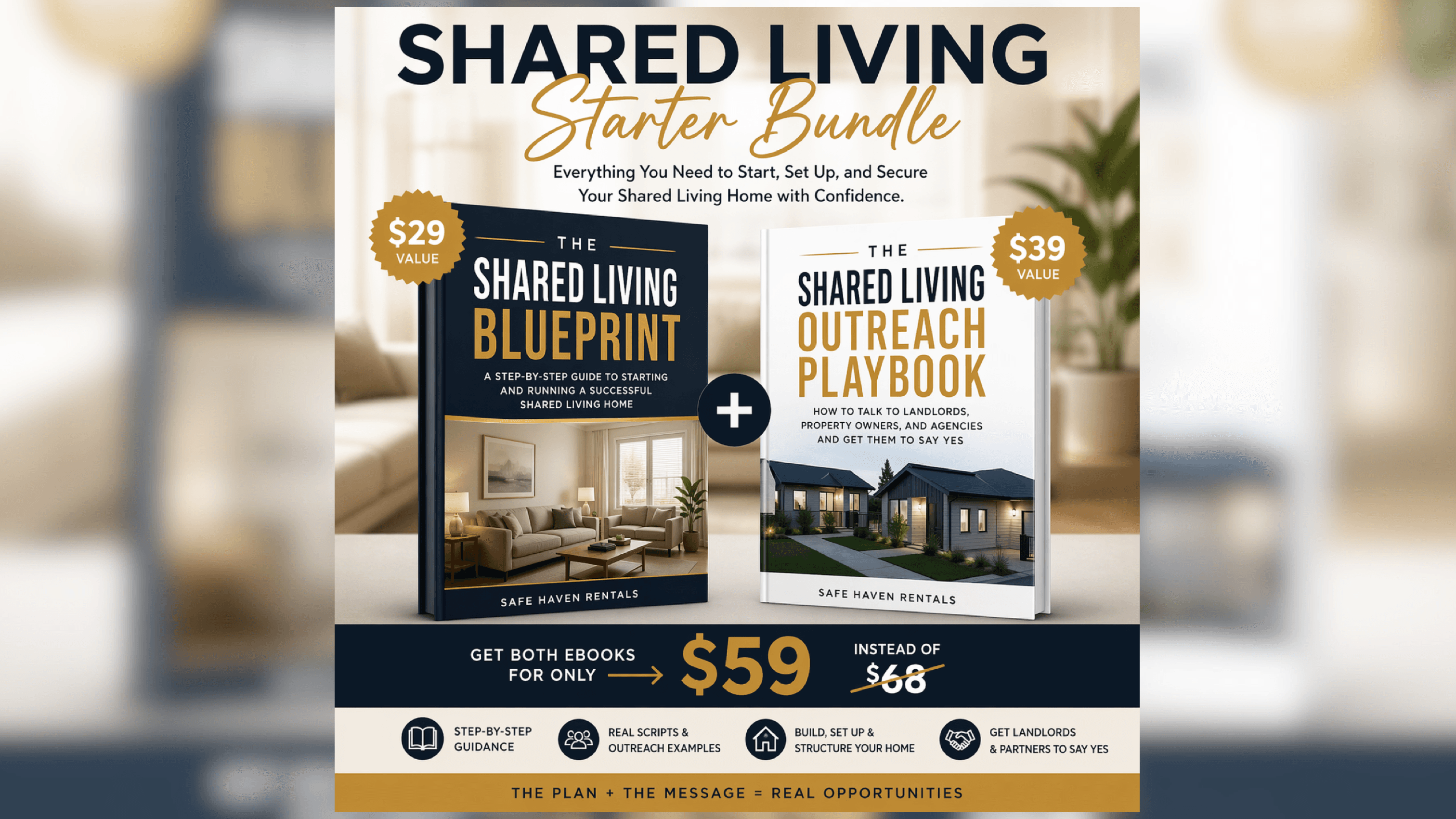 ✨Shared Living Starter Bundle (Blueprint+Outreach)