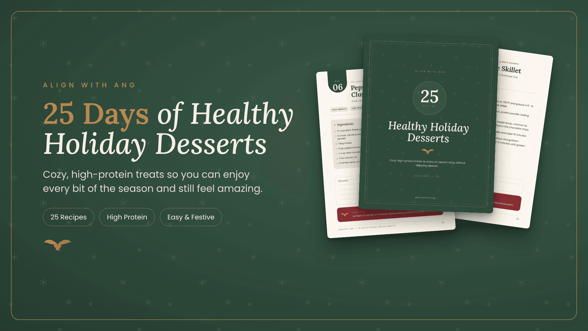 25 Days of Healthy Holiday Desserts! 🧁🎄🎉