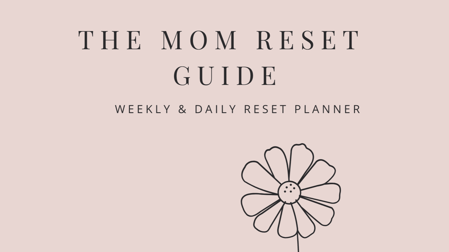 The Mom Reset
