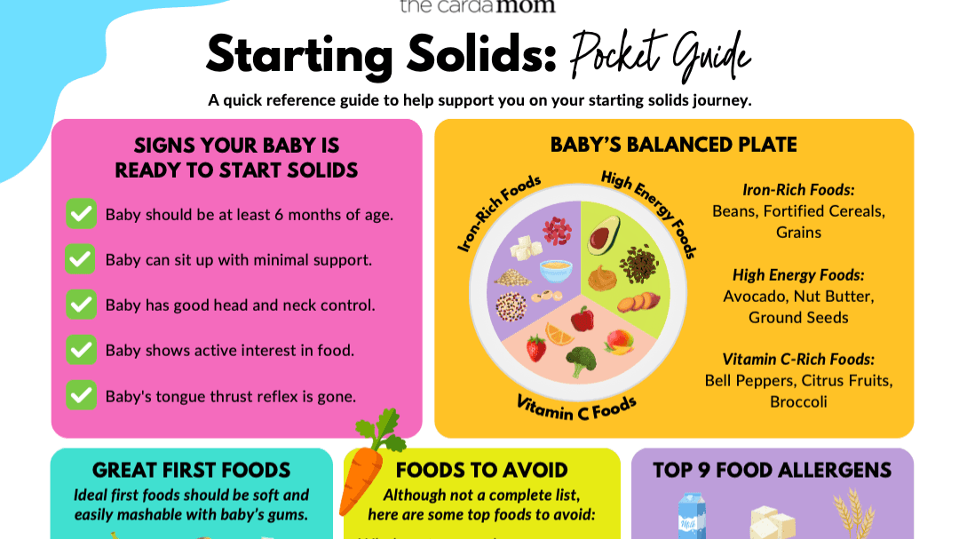 Starting Solids Pocket Guide