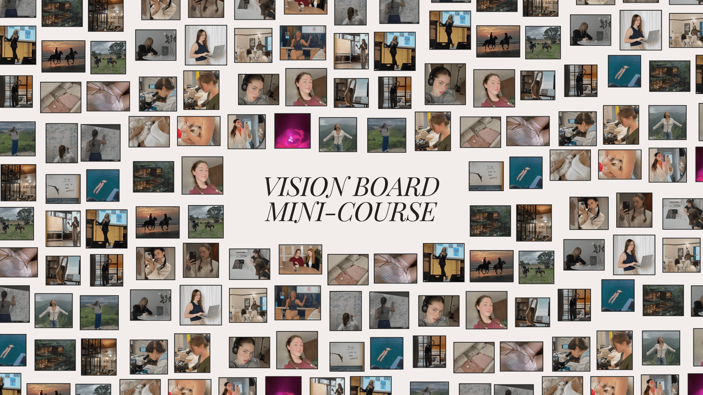 Vision board mini-course