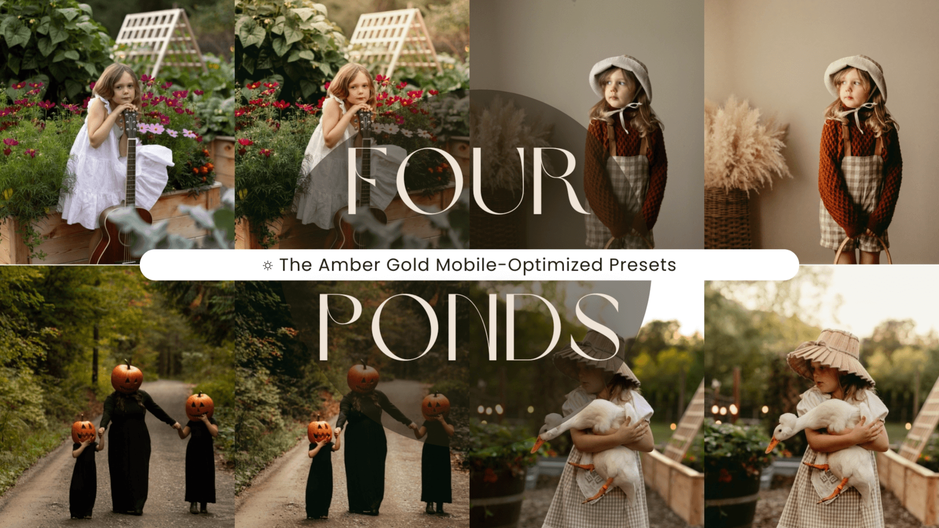 ☼ The Amber Gold Mobile Presets (Lightroom Mobile)