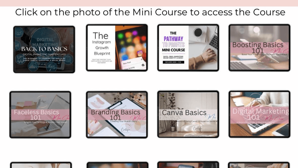 The Digital Marketing Mini Course Vault