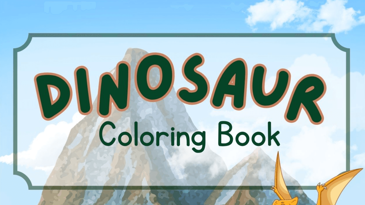 Get my Dinosaur Colouring Book full of fun