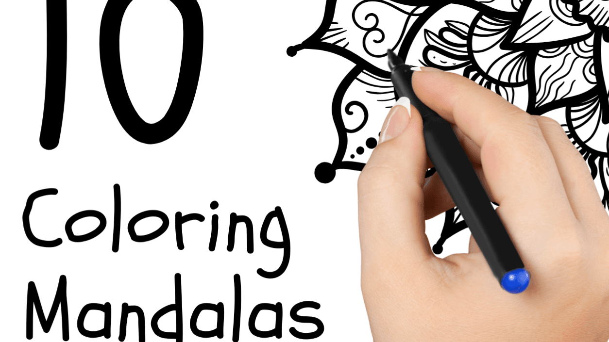 Get My Adult Mandalas Colouring Book Now