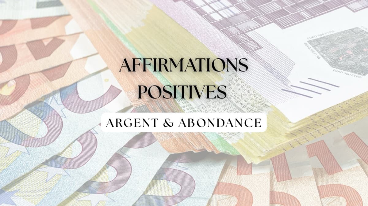 Affirmations positives pour attirer la Richesse đ¶