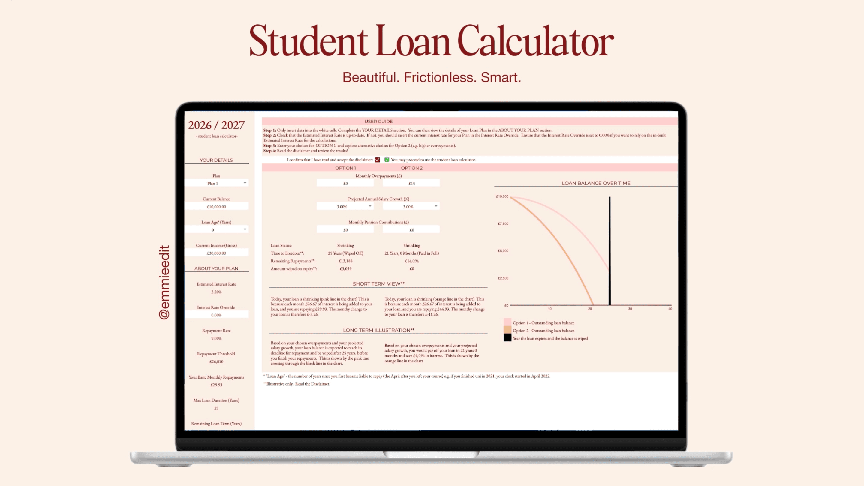 Student Loan Calculator 2026 👩🎓