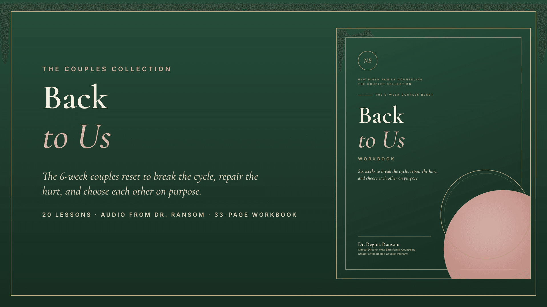 Back to Us: The 6-Week Couples Reset