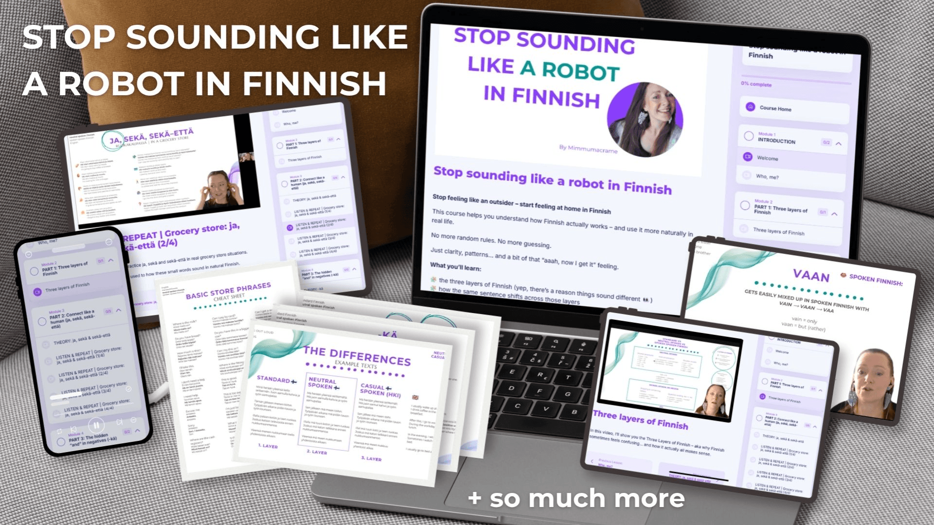 E-COURSE | Stop sounding like a robot in Finnish