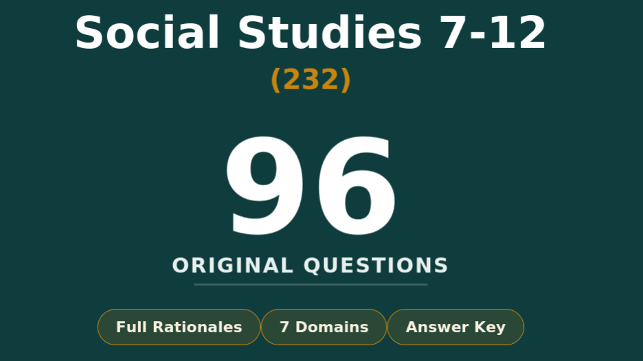 TExES Social Studies 7-12 (232) Practice Questions