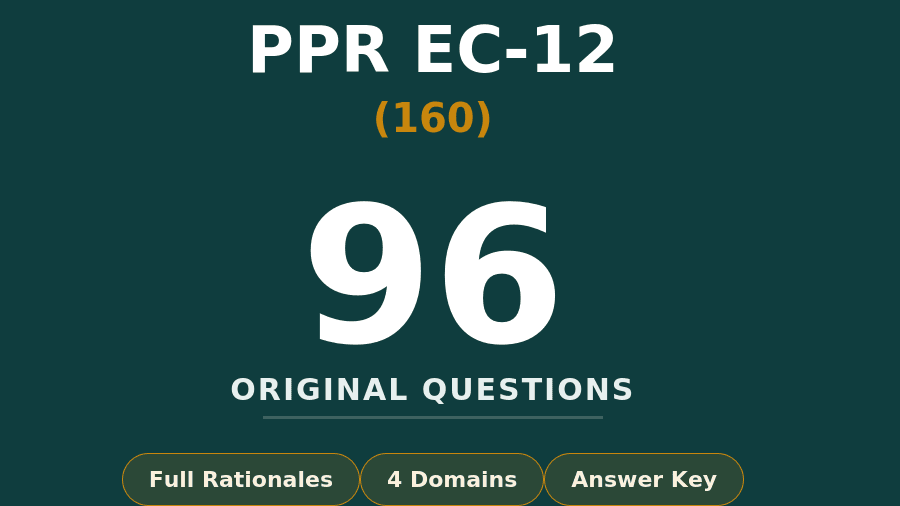 TExES PPR EC-12 (160) Practice Question Bank