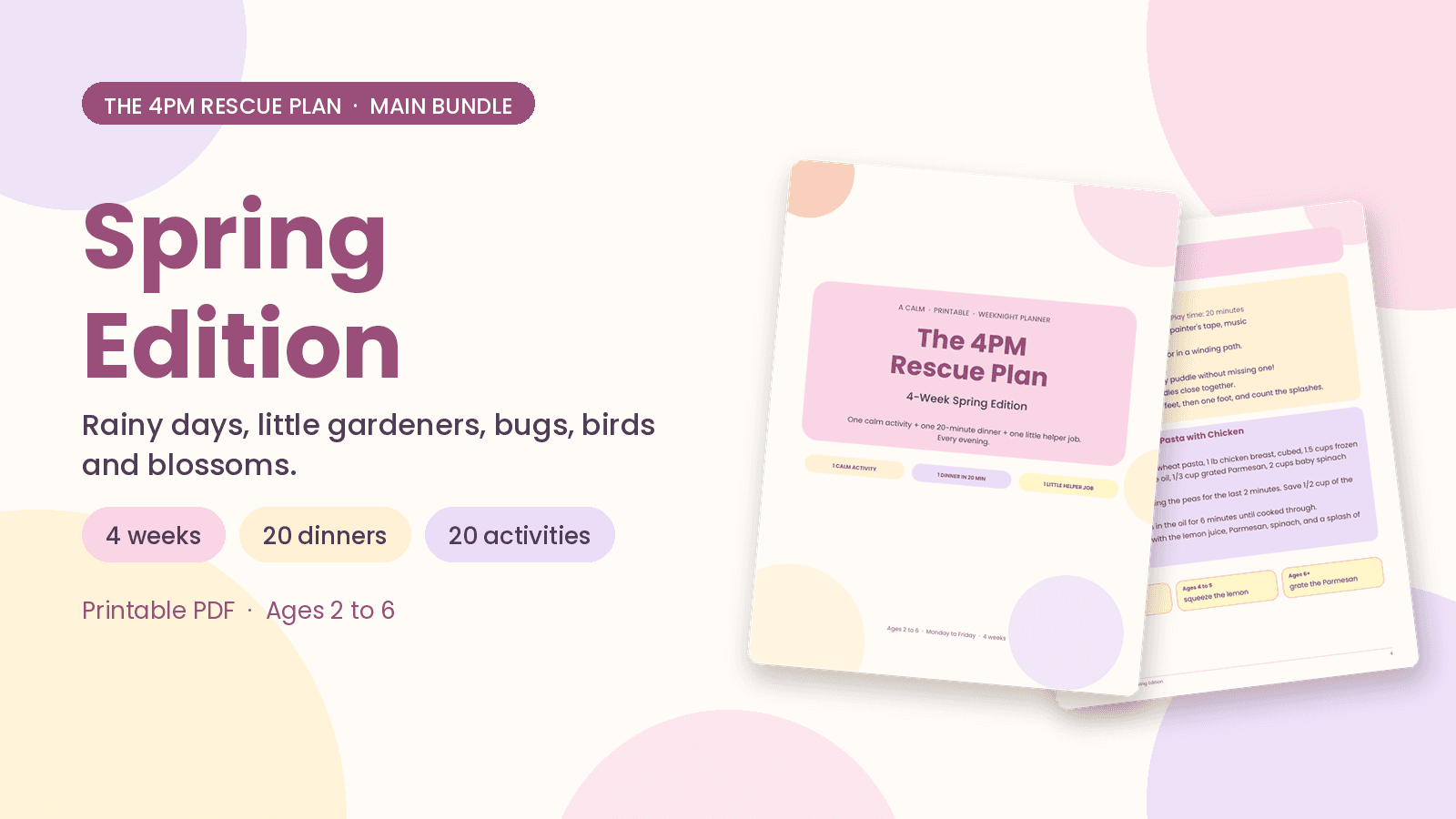 4PM Rescue Plan — Spring Edition