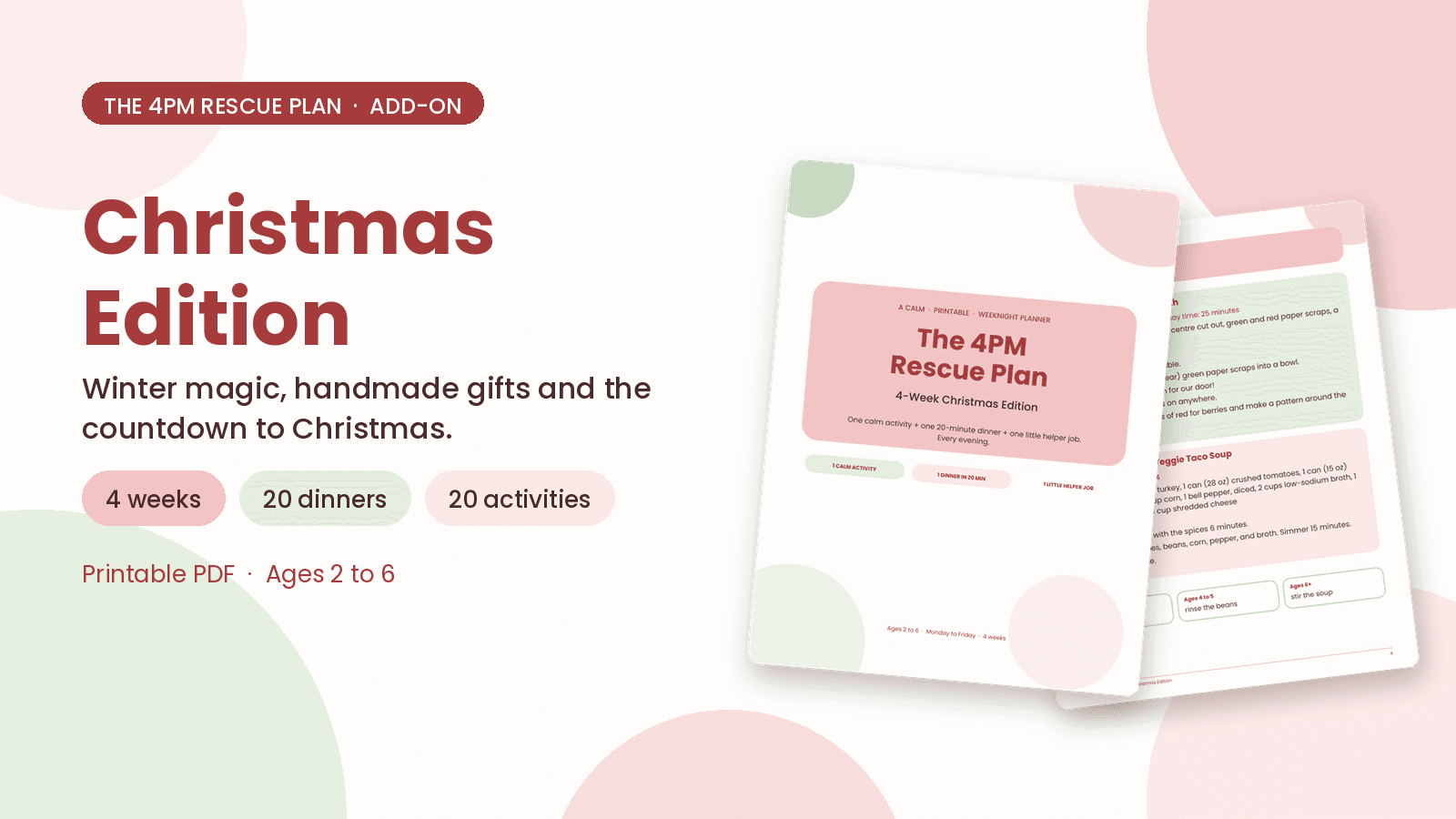 4PM Rescue Plan — Christmas Edition