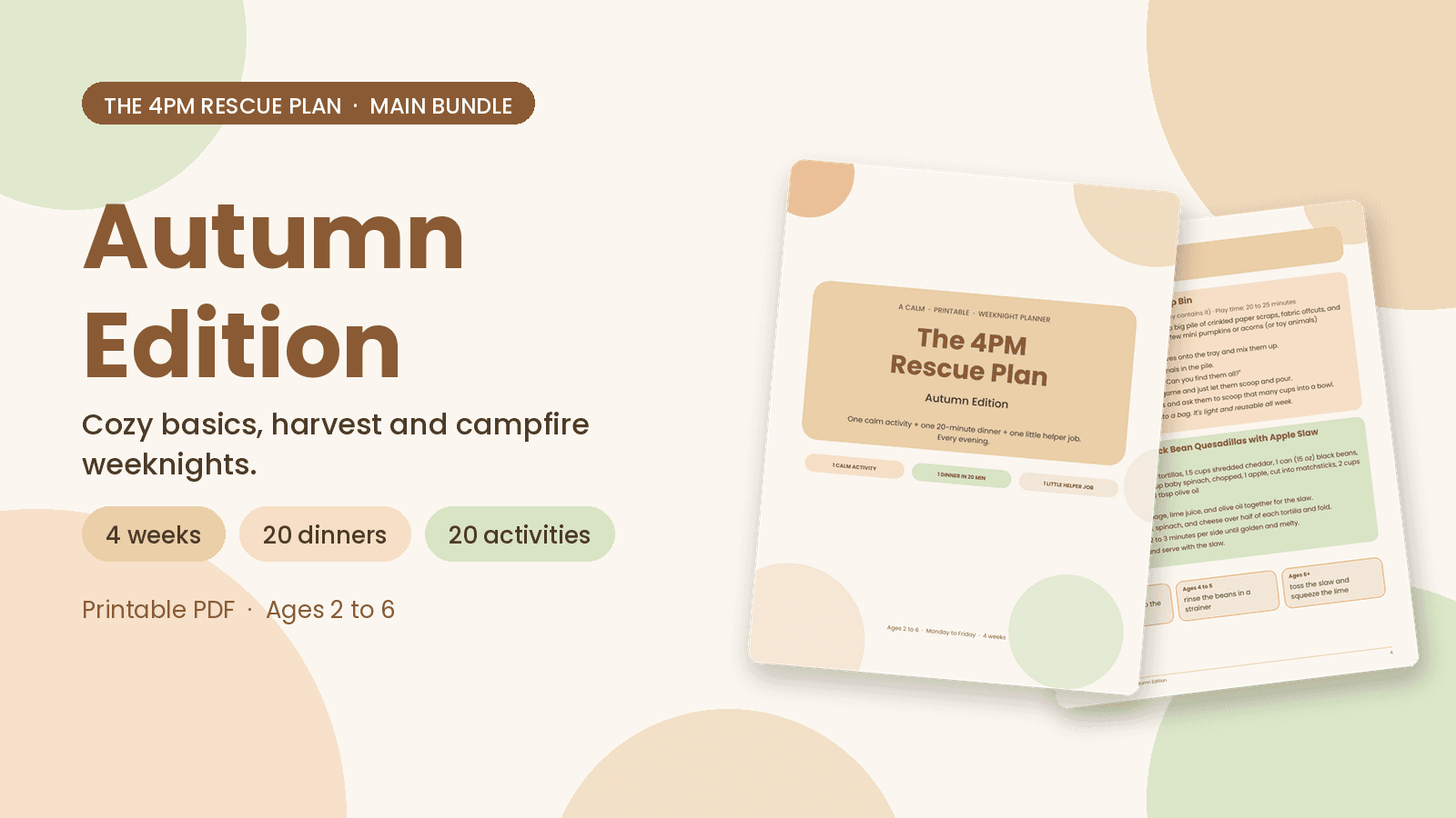 4PM Rescue Plan — Autumn Edition