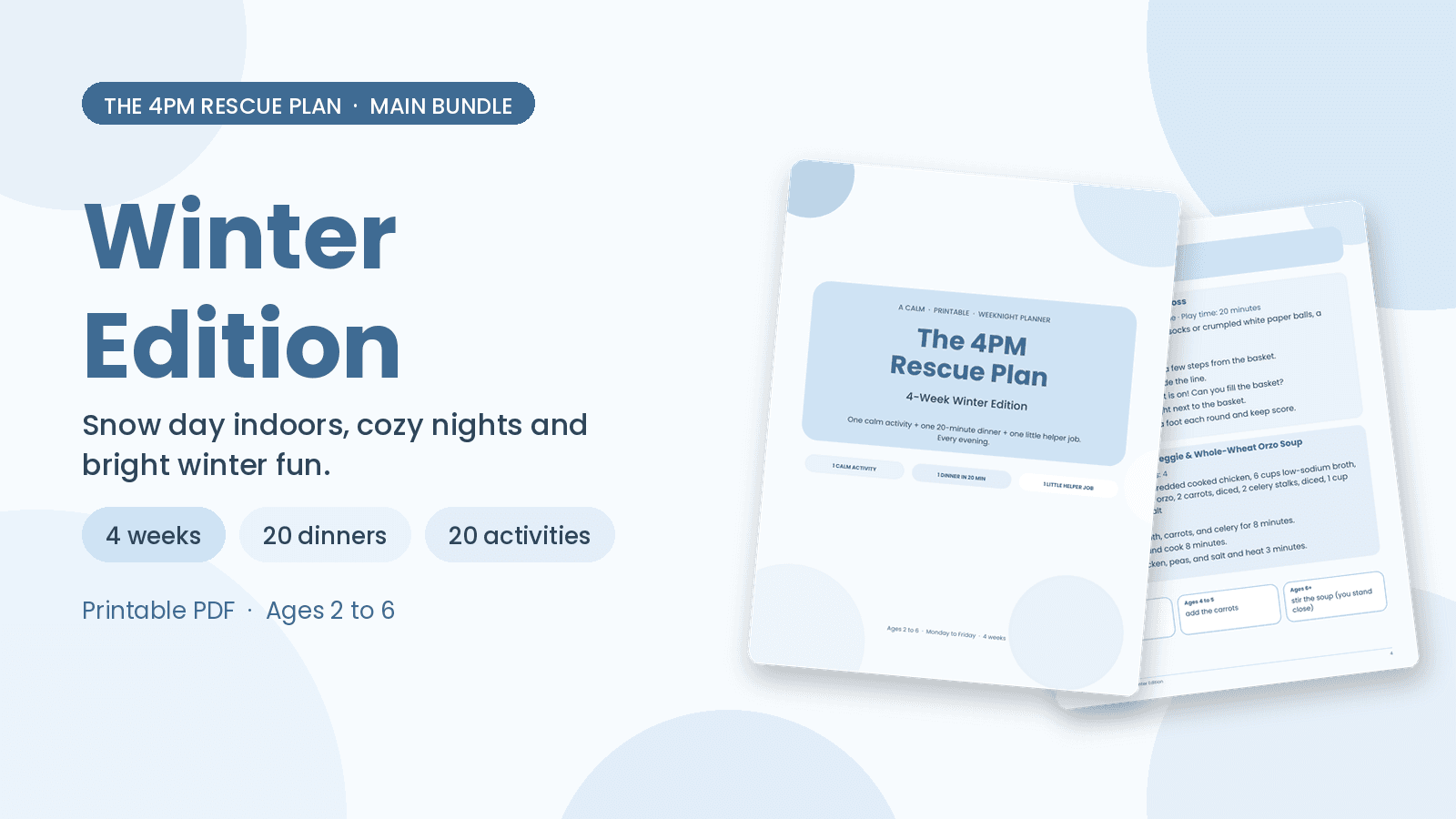 4PM Rescue Plan — Winter Edition