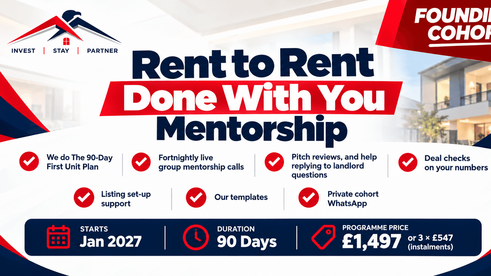 The Founding Cohort - Done with you Mentorship