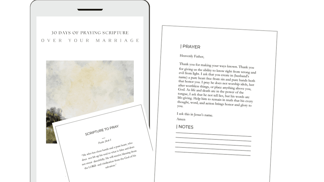 30 Days of Praying Scripture Over Your Marriage