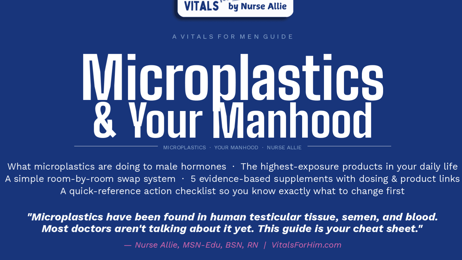 Microplastics & Your Manhood