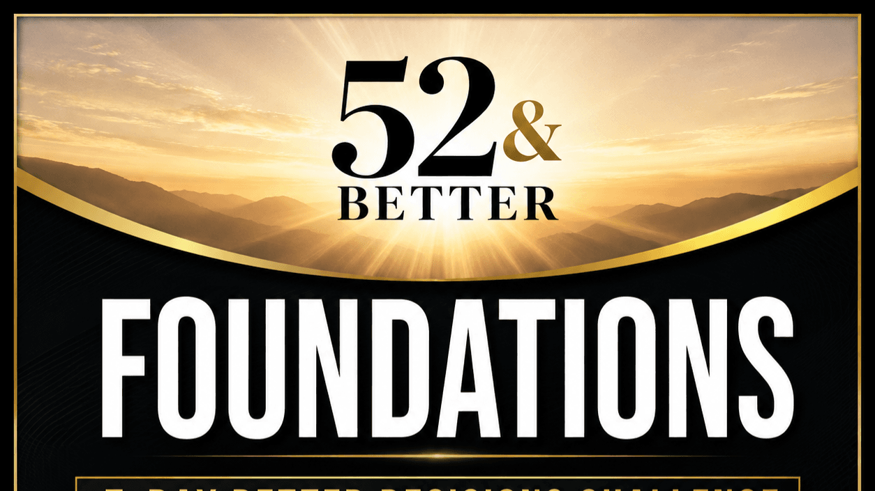 52 & Better Five-Pillar Reset Workbook