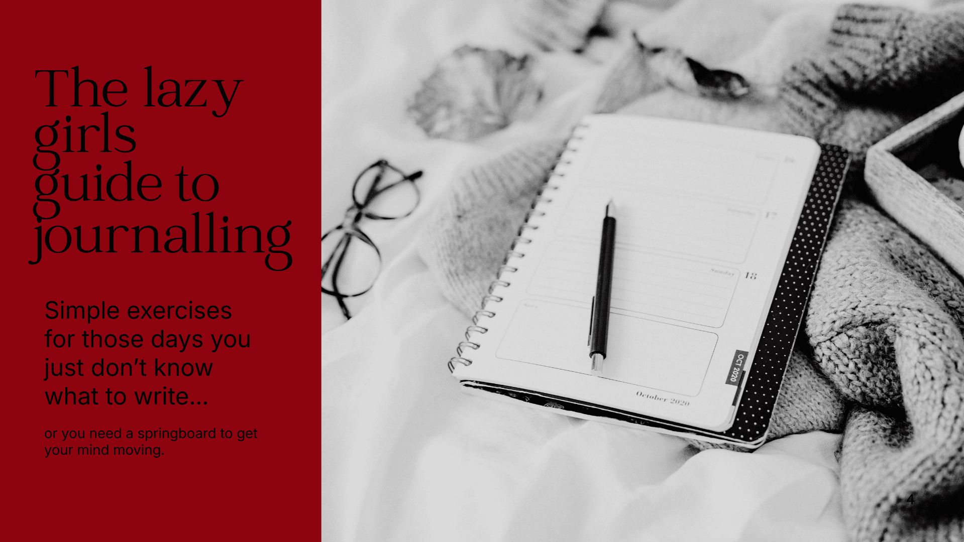 The Lazy Girls Guide to Jornalling