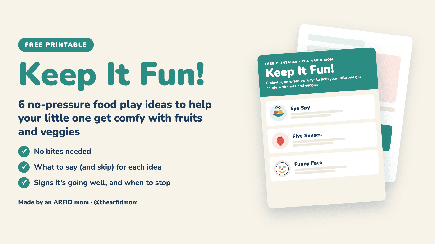 Keep It Fun: 6 No-Pressure Food Play Ideas