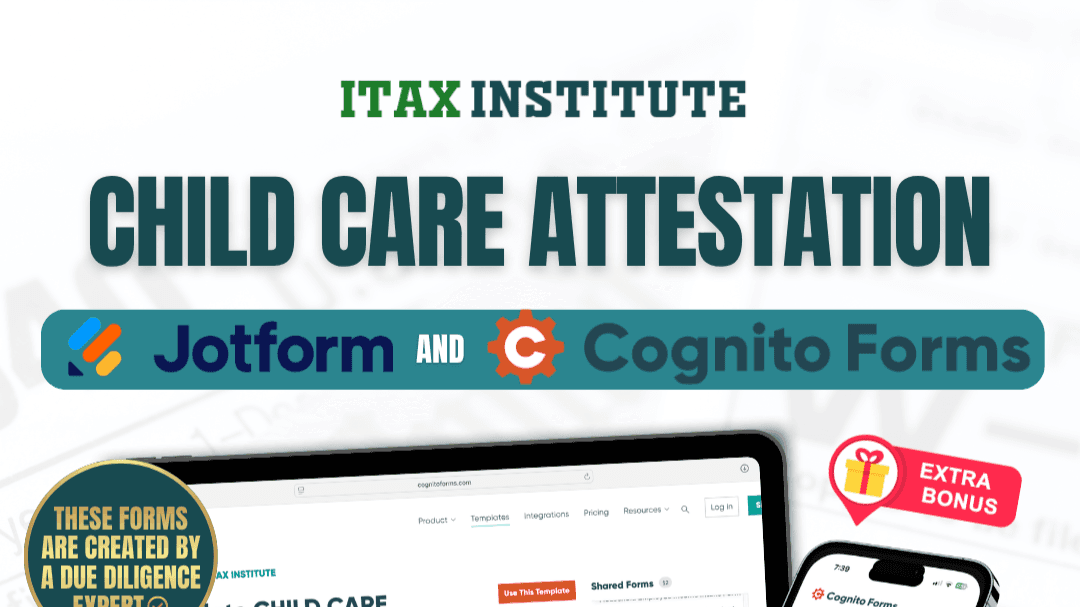 Child Care Attestation Template
