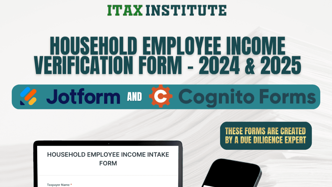 Household Employee Income Verification Form